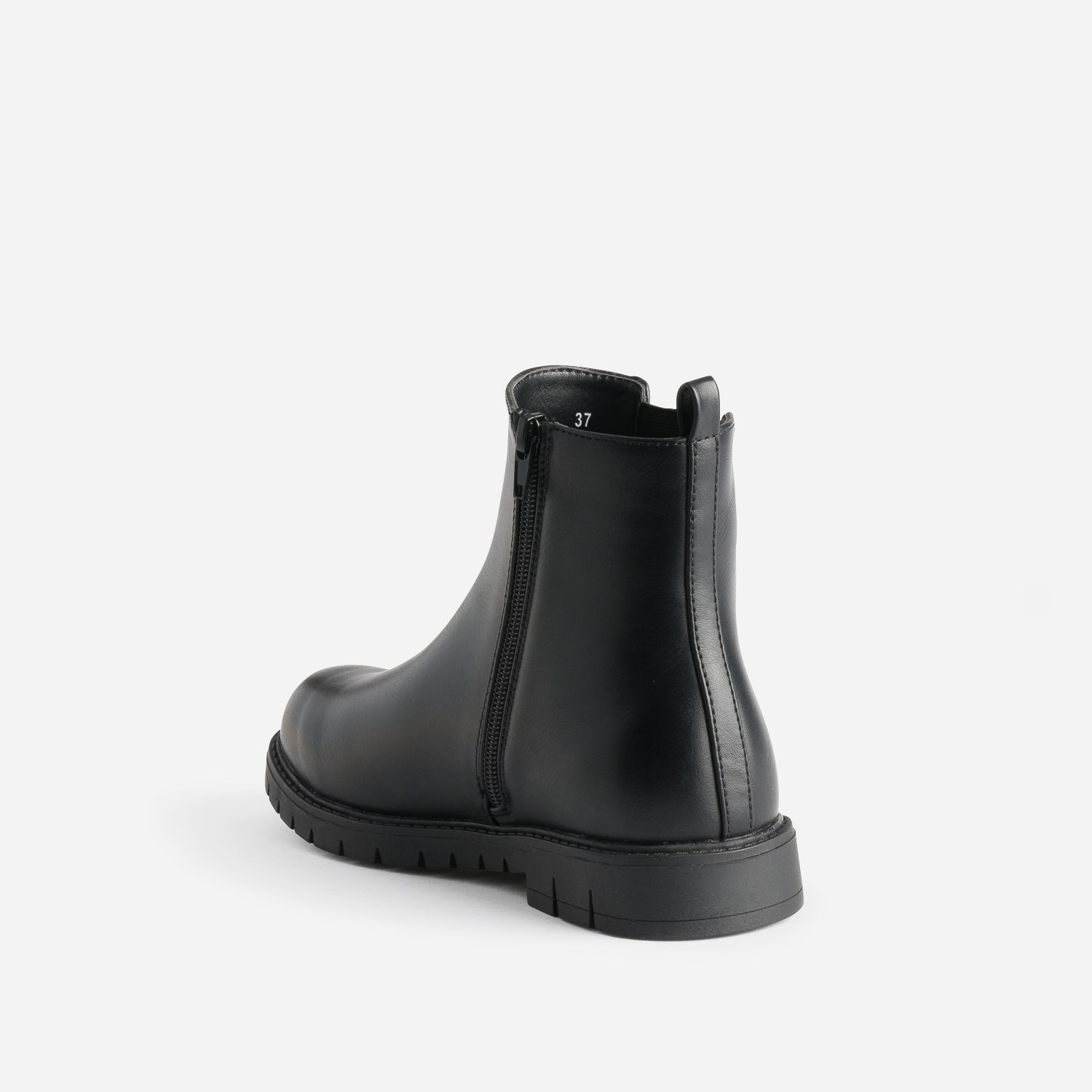 Chelsea boots BUGGY noir à semelle crantée