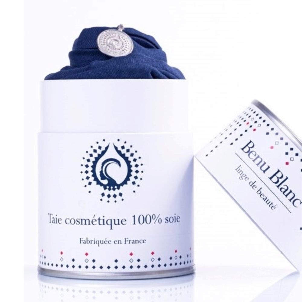 benu blanc Taie d'oreiller 100% pure soie Taie d'oreiller en soie : soin visage et cheveux