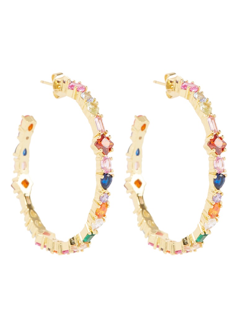 Boucles d'oreilles plaquées or The Adriana de Franky Amsterdam