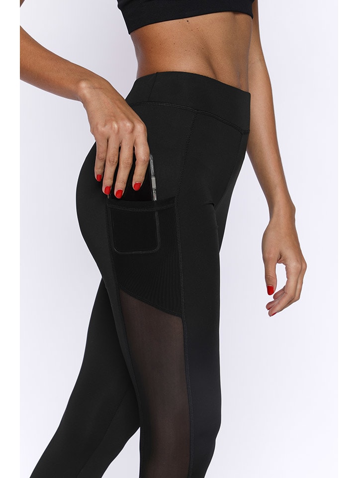 Onamaste Trainingsleggings in Schwarz günstig kaufen