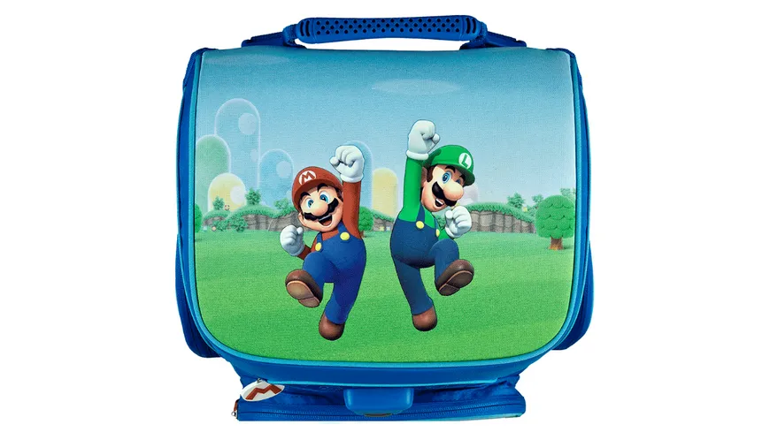 scooli Schulranzen-Set Easy Fit SUPER MARIO 5teilig