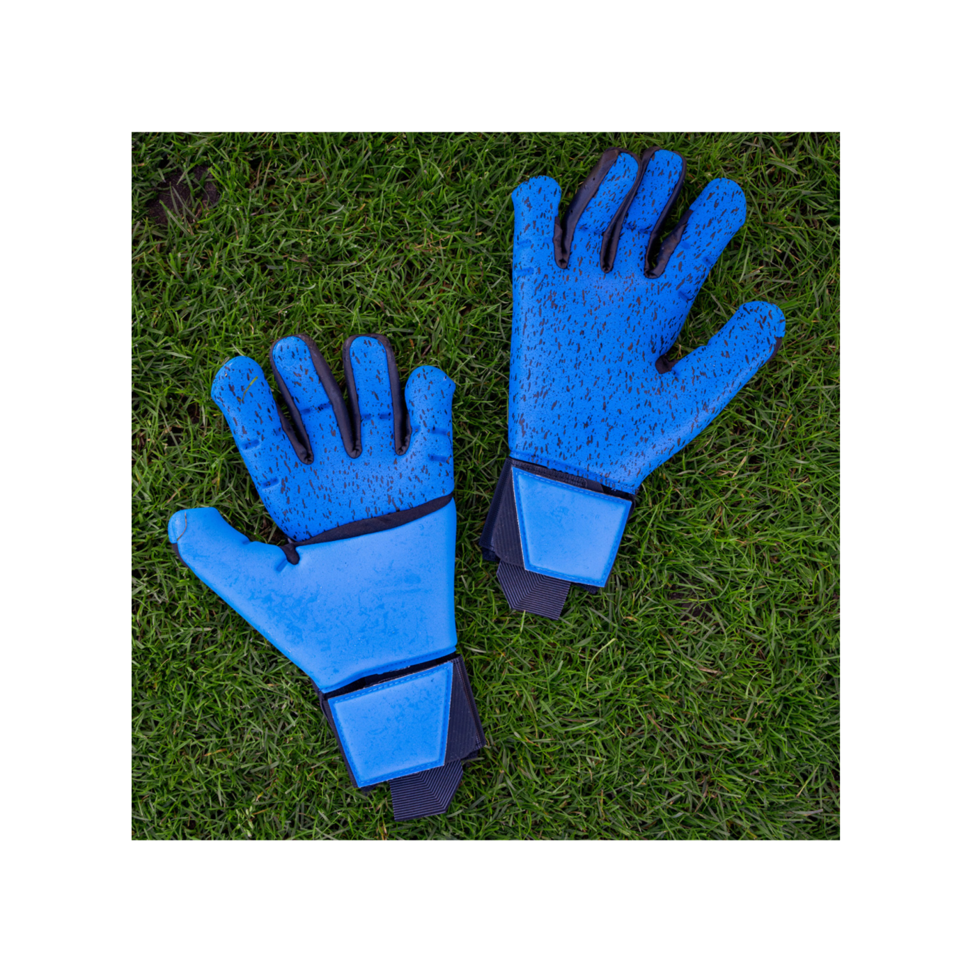 Uhlsport Contact Aquaflex HN Torwarthandschuhe Blau Schwarz F01