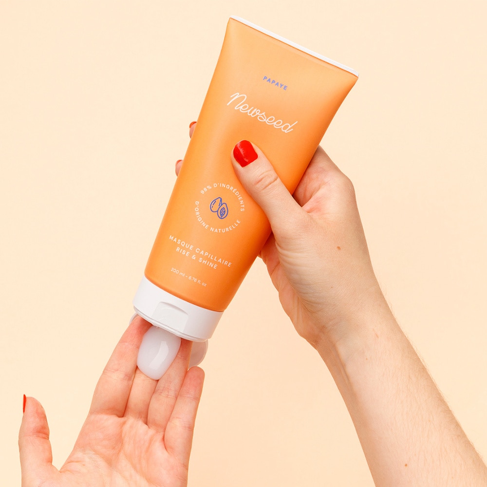 newseed Rise & Shine Masque capillaire nourrissant à la Papaye