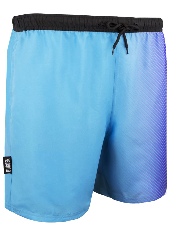 GUGGEN MOUNTAIN Badehose Bunt in Blau günstig kaufen
