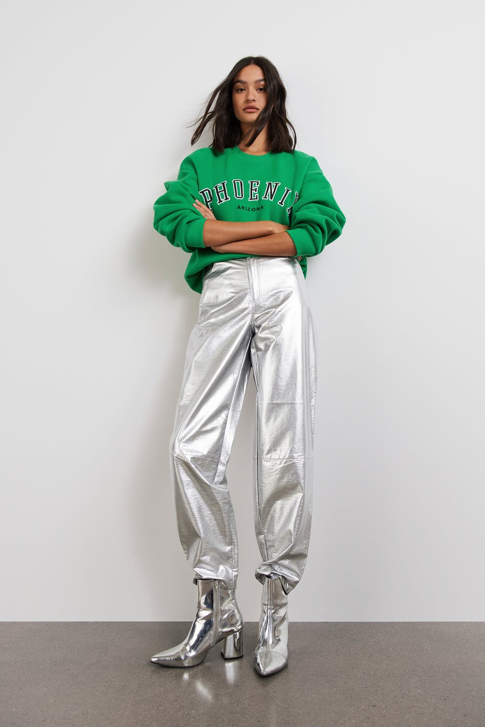 Silva pu trousers