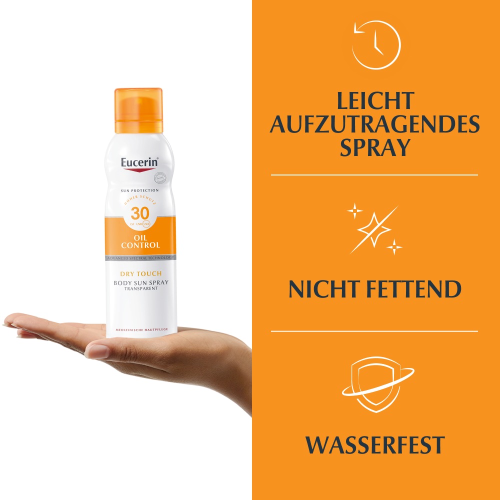 Sun Oil Control Body Transp.Aerosol LSF 30
