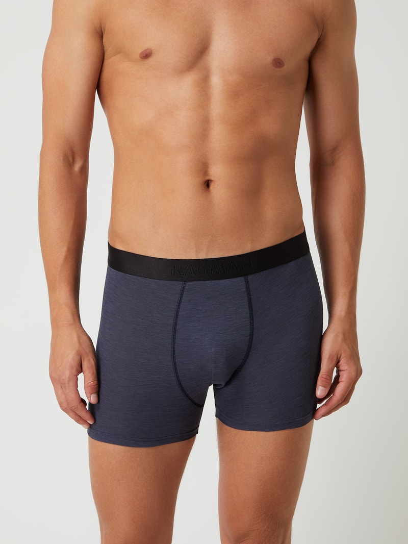 Trunks aus Jersey im 2er-Pack in rauchblau