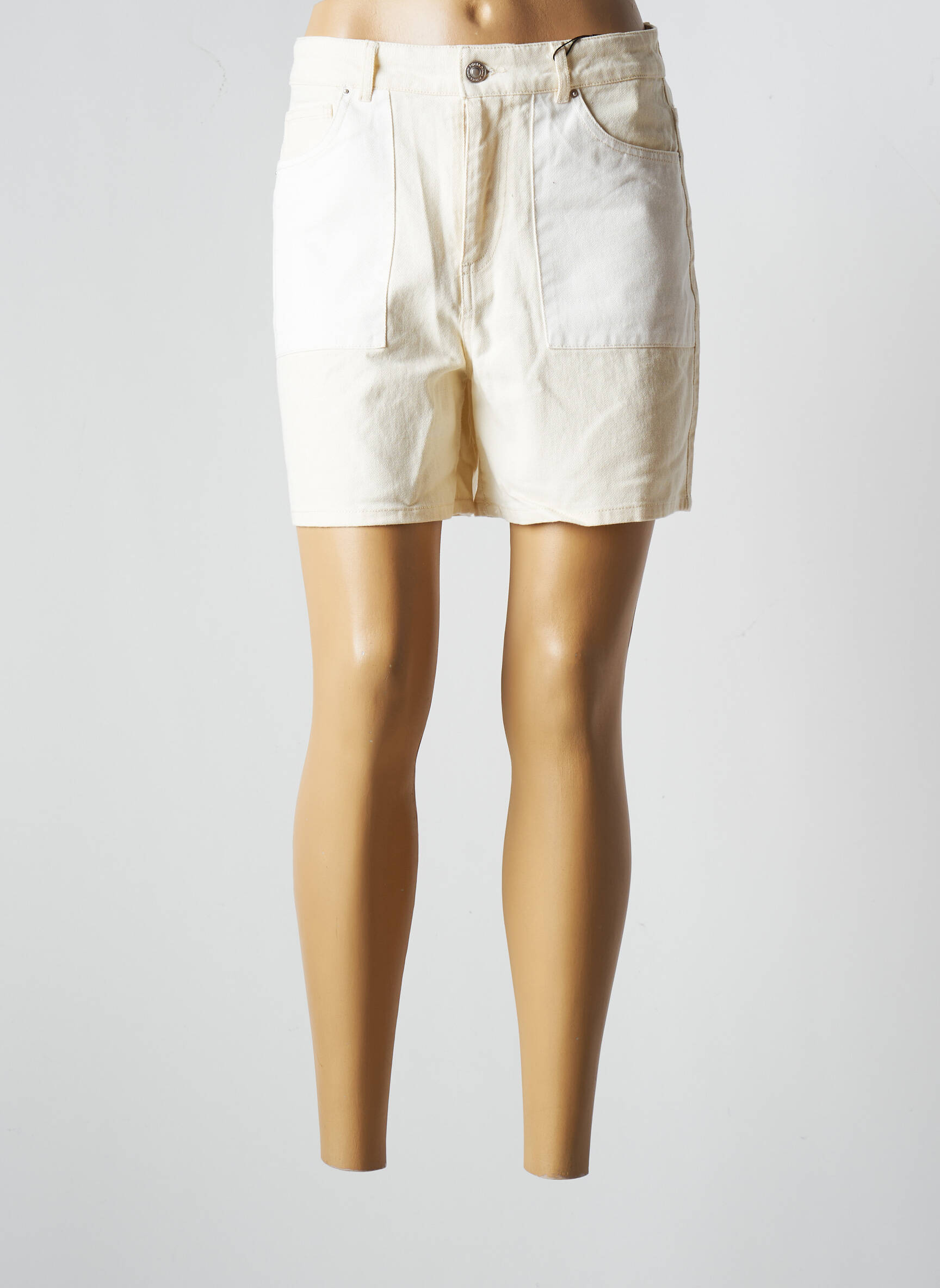 Pieces Shorts 1 Femme couleur beige