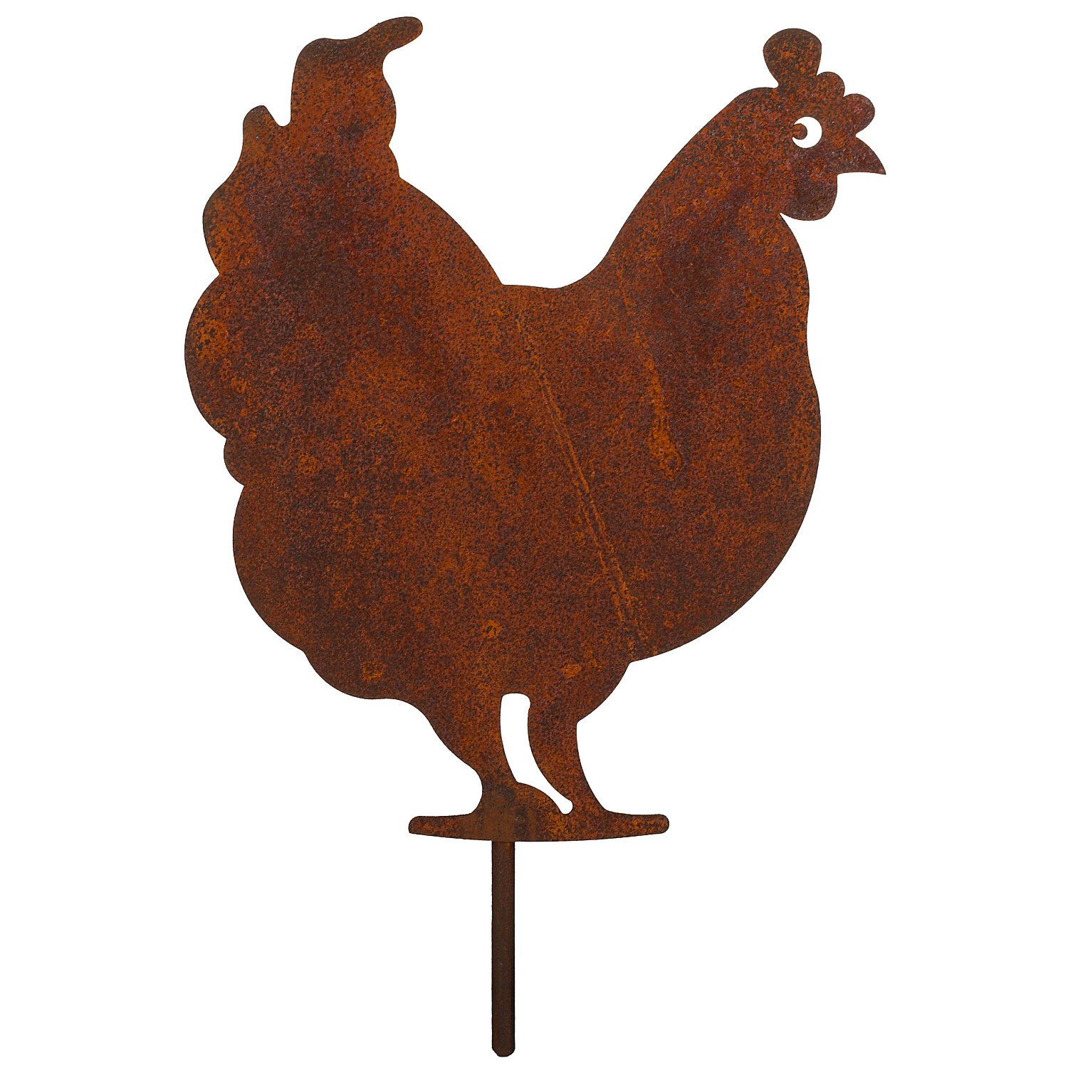 Rost-Huhn aus Metall, 20 cm