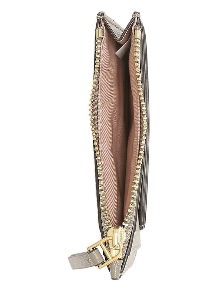 Tory Burch Leder-Geldbörse in Beige - (B)11,5 x (H)8,5 cm günstig kaufen onesize