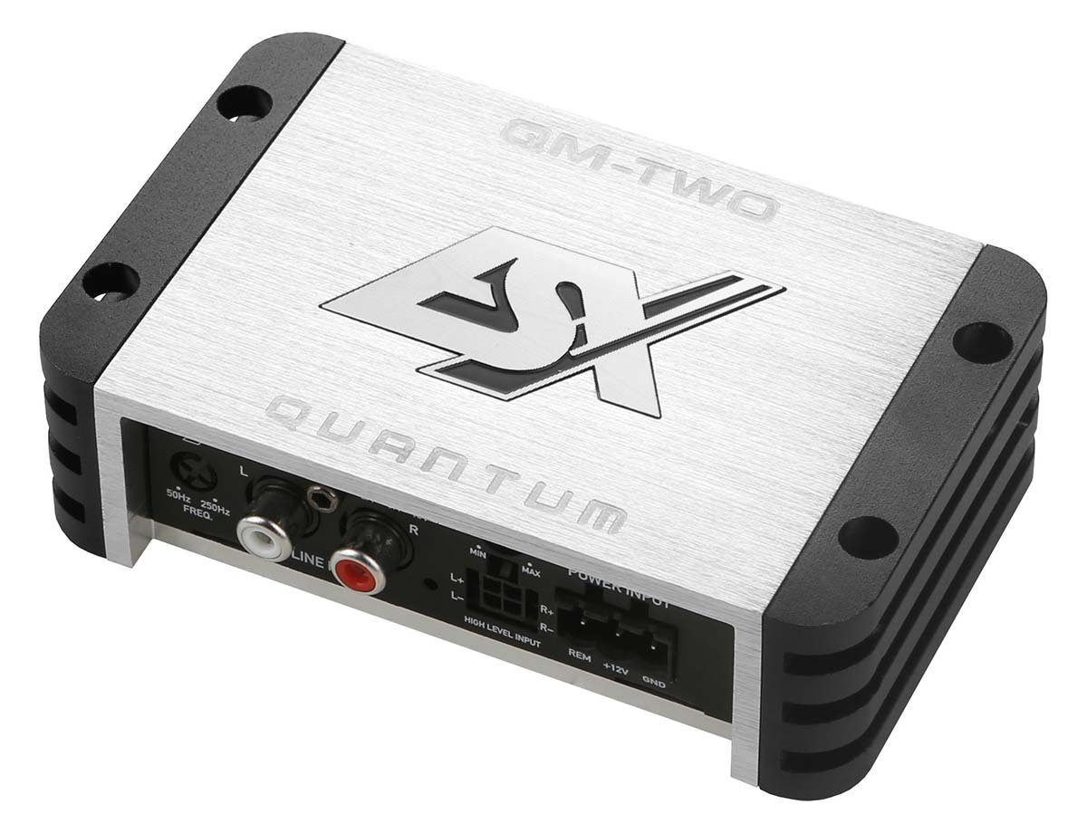 ESX QM-TWO V2 QUANTUM 2-Kanal Class D Mini Digital Verstärker Verstärker (Anzahl Kanäle: 2-Kanal)