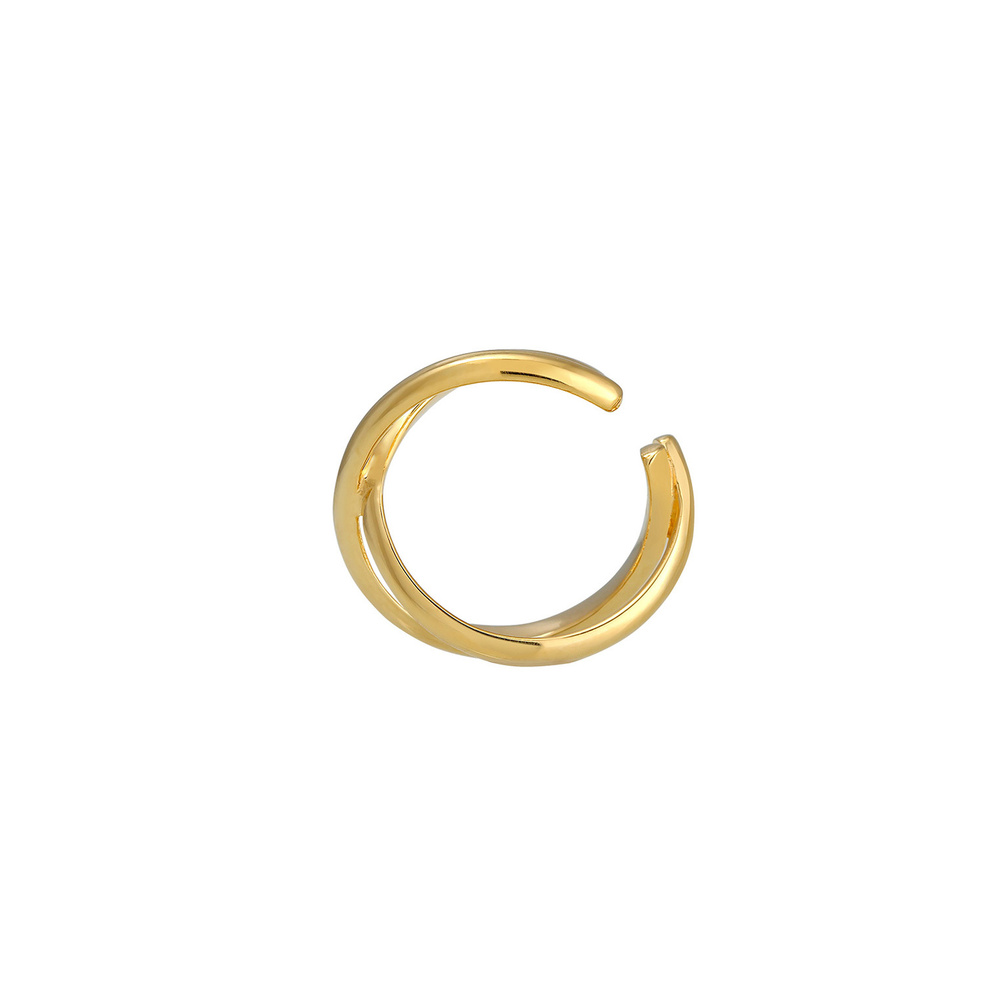 Elli Elli Boucles d'Oreilles Croix Earcuff Filigrane Boucles d'Oreilles Femme - (925/1 Boucles d'oreilles