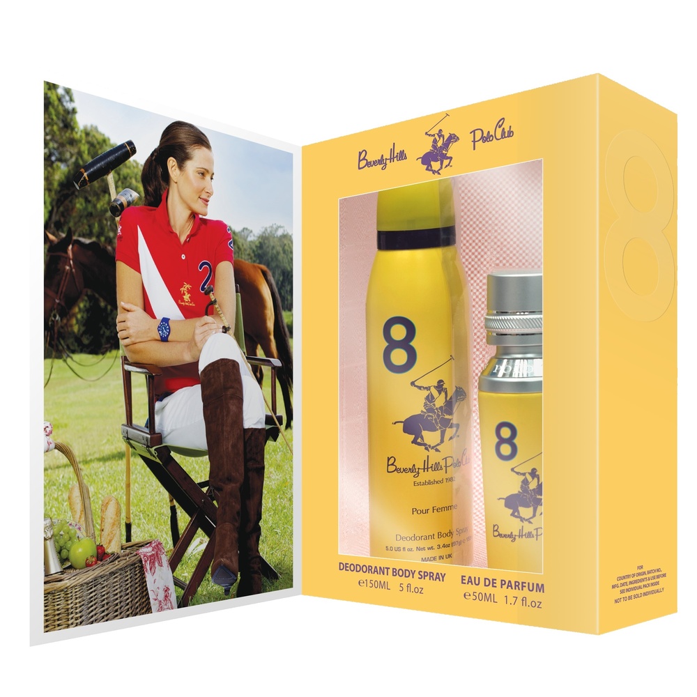 Beverly hills polo club BEVERLY HILLS POLO CLUB SPORT FEMME N°8 Coffret Eau de parfum
