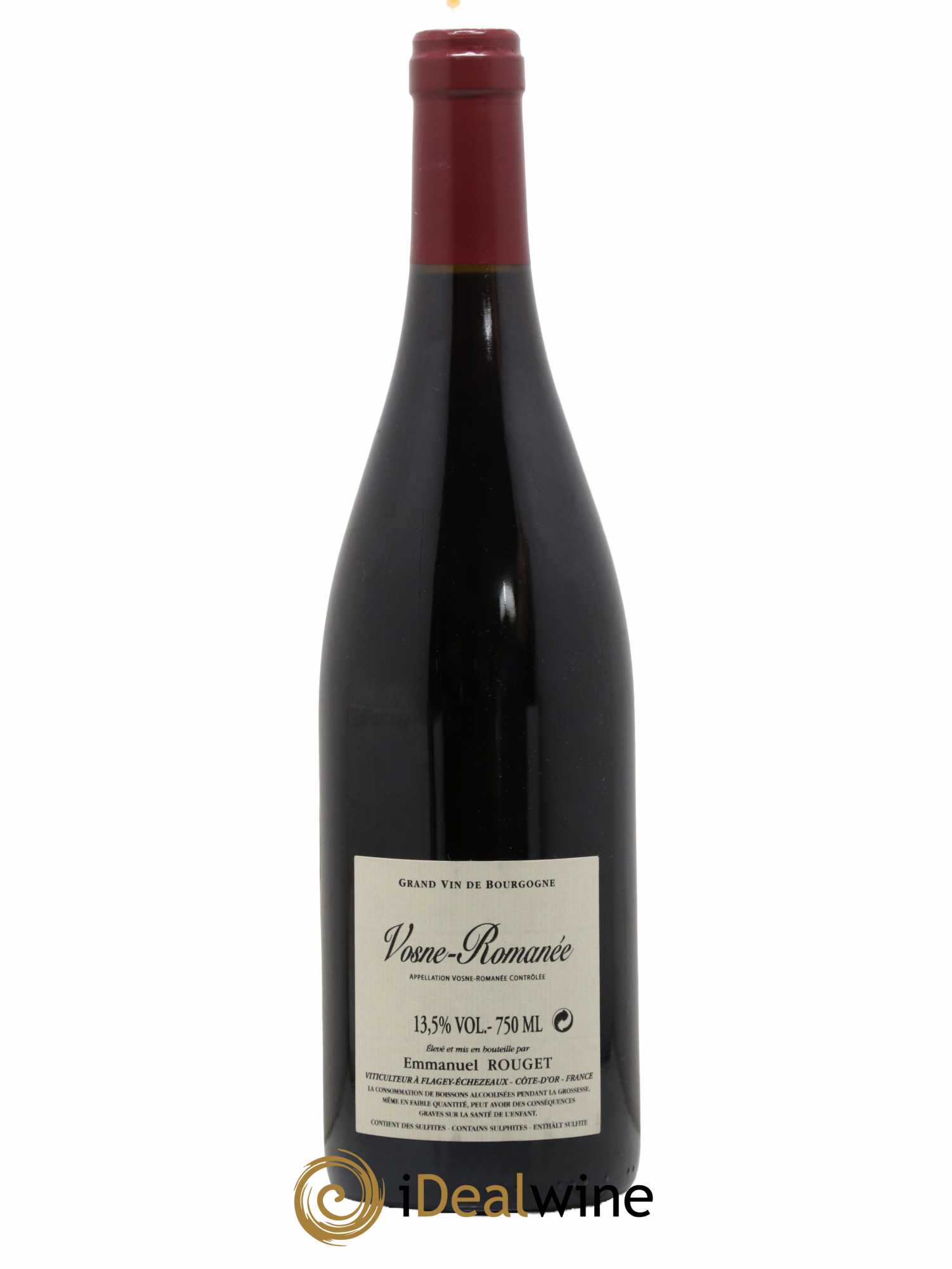 Vosne-Romanée Emmanuel Rouget  2010 - Lot de 1 Bouteille