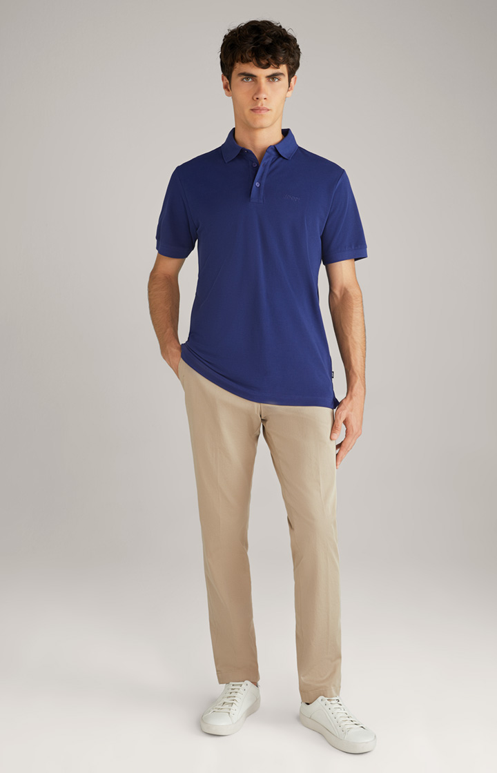 Baumwoll-Poloshirt Primus in Navy