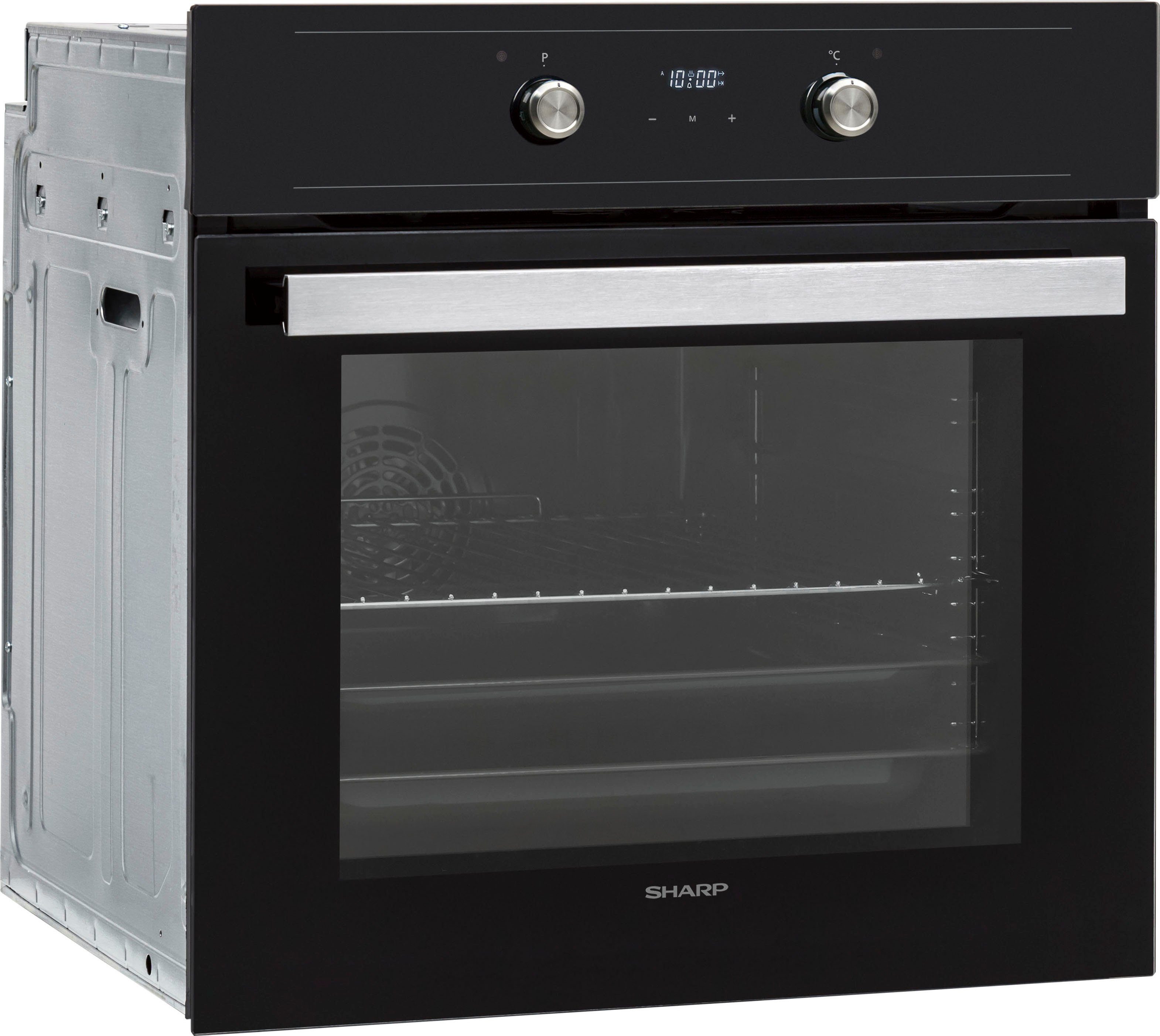 Sharp Einbaubackofen K-60DX19BM0-EU, mit 1-fach-Teleskopauszug