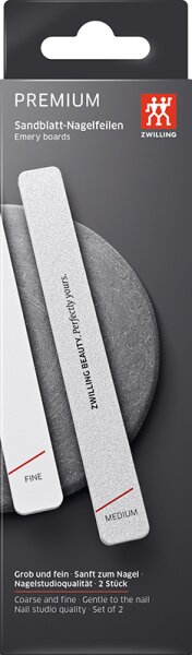 ZWILLING Beauty Premium Sandblatt-Nagelfeilen - silver Nagelfeile