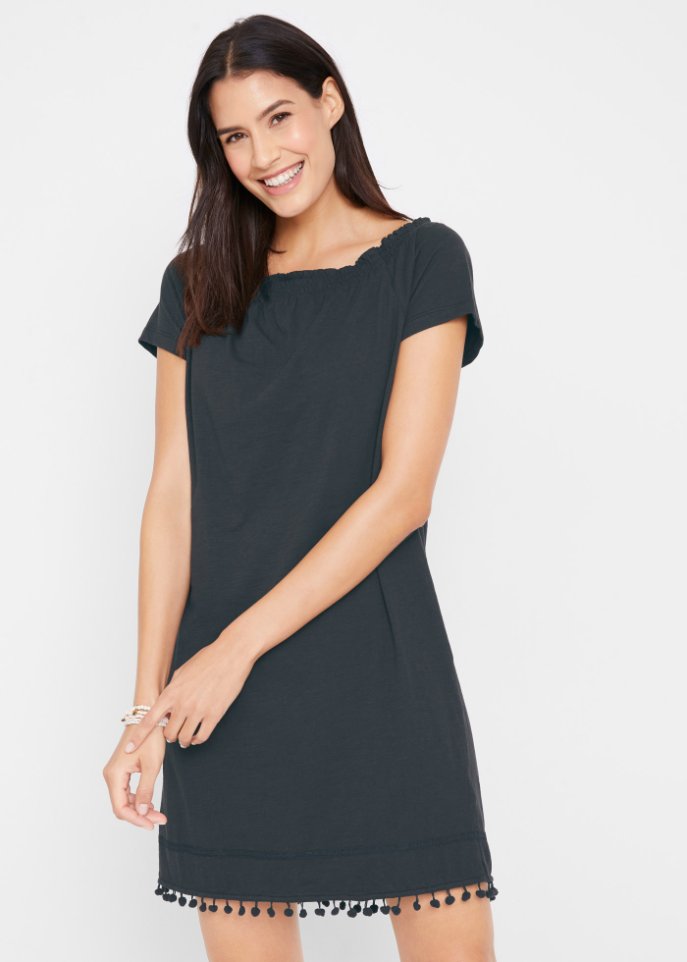 Jersey-Carmenkleid