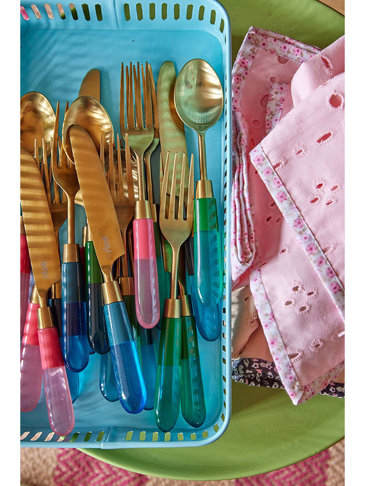 Rice Messer in Gold/ Blau - (L)23,5 cm günstig kaufen onesize