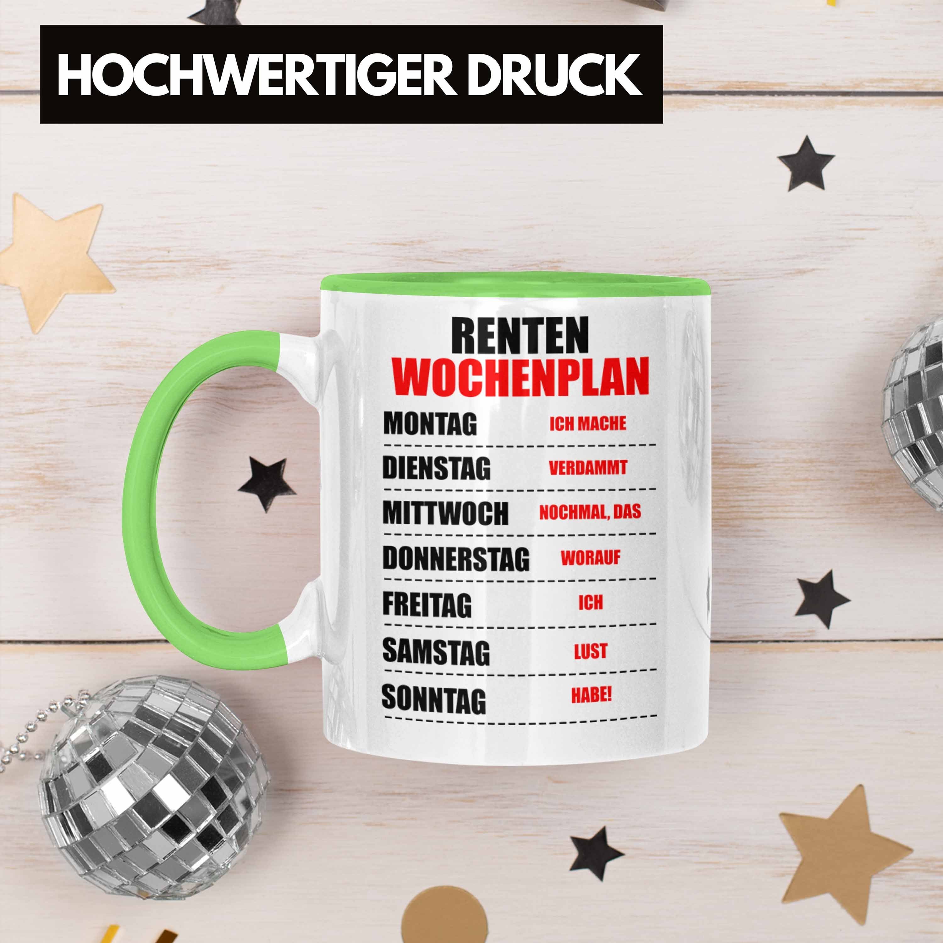 Trendation Tasse Trendation - Renter Tasse Ruhestand Geschenk Rente für Mann Frau Lustig Renteneintritt Abschied Rentnerin Spruch