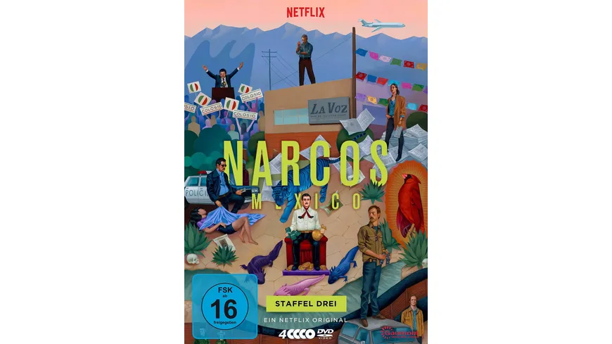NARCOS: MEXICO - Staffel 3  [4 DVDs]
