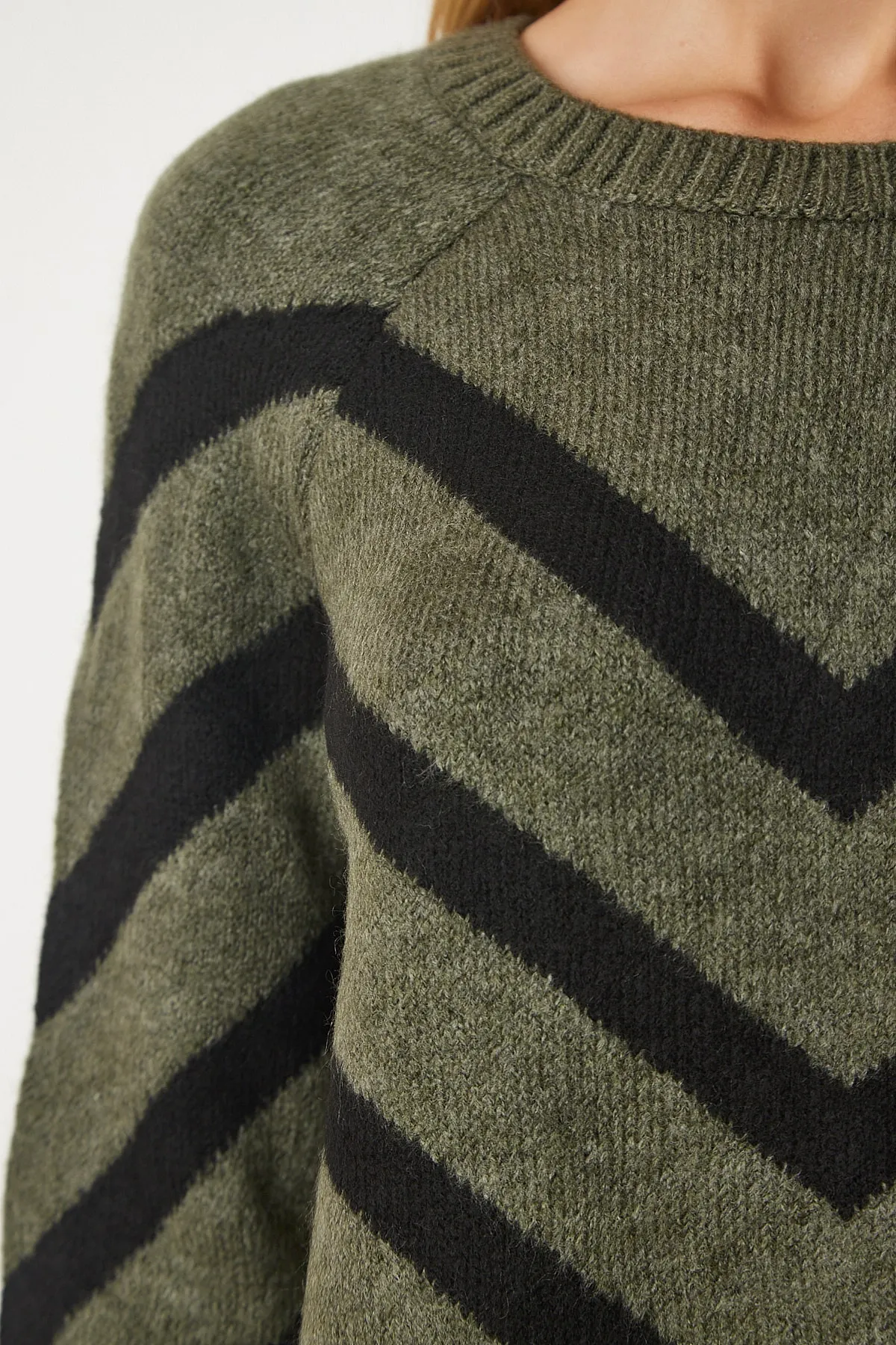 Happiness İstanbul  Pullover - Khaki - Regular Fit