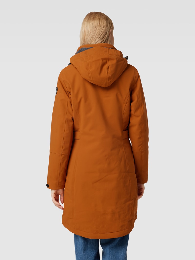 Jacke mit Label-Details Modell 'KOW' in messing