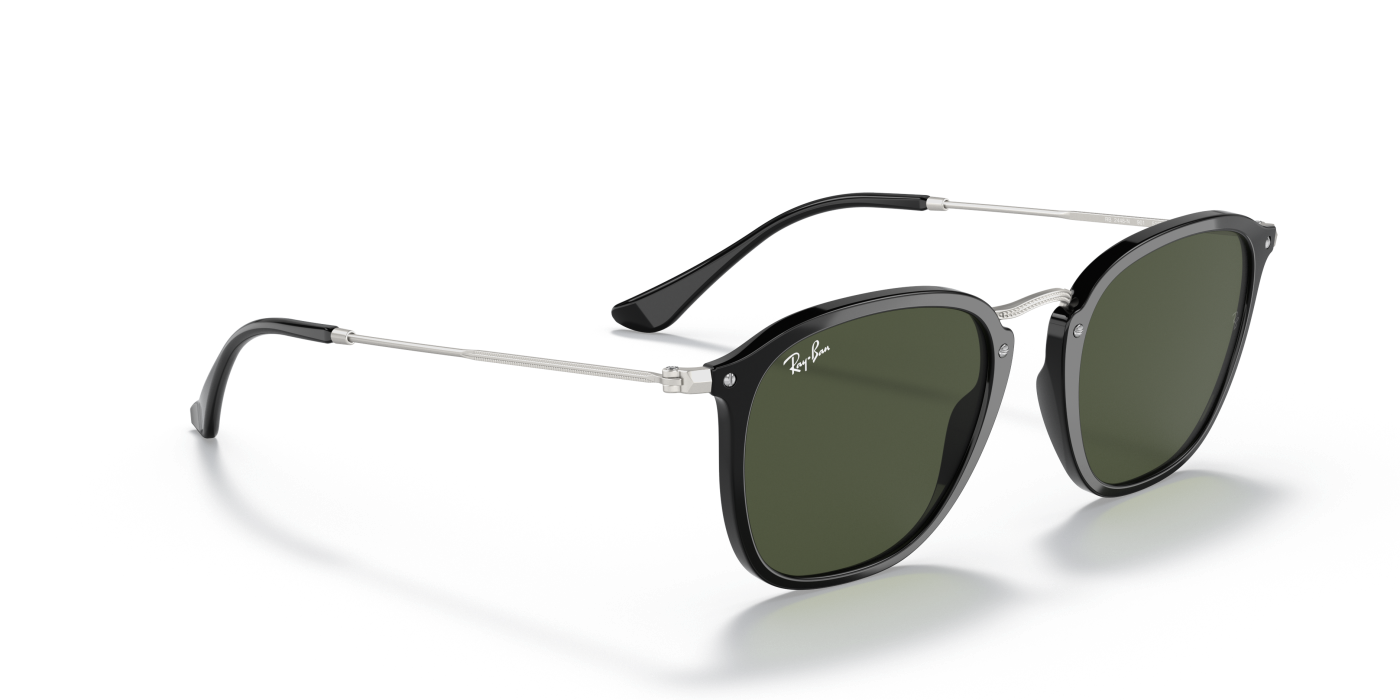 RB2448N - Negru lucios Verde