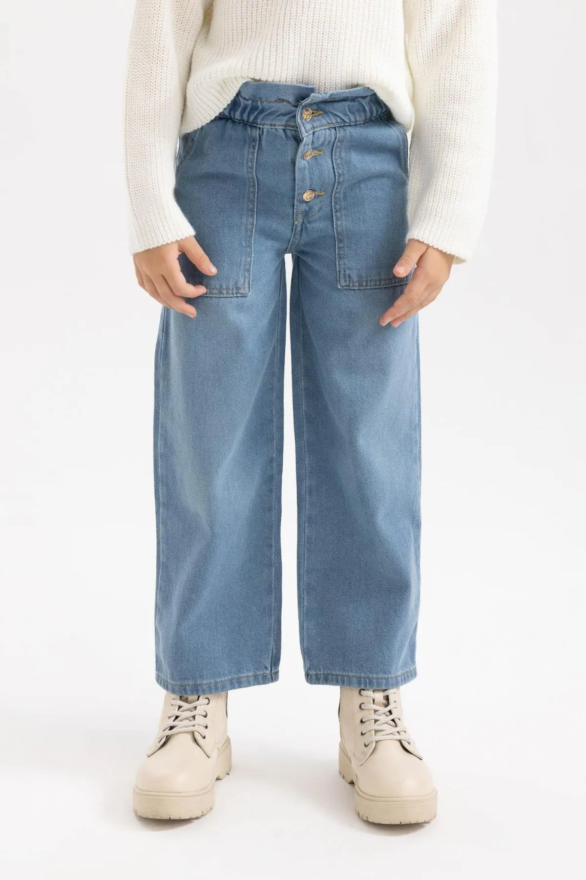 DeFacto  Weit geschnittene Jeanshose für Mädchen