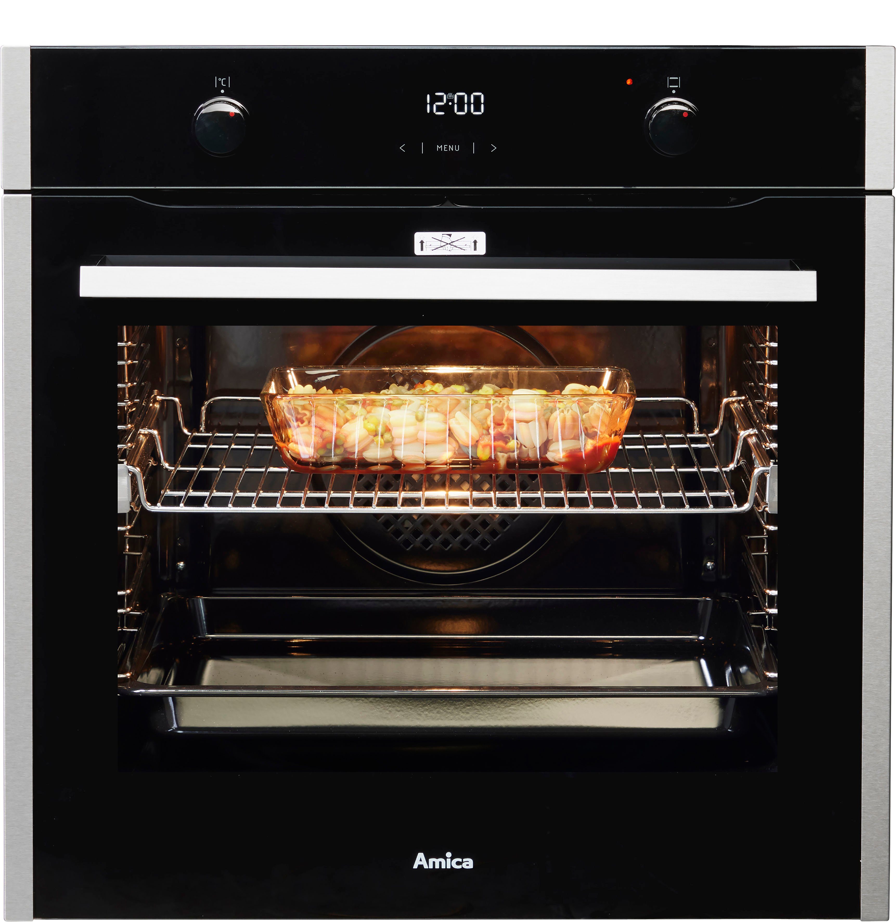 Amica Einbaubackofen EBX 944 710 E, mit 1-fach-Teleskopauszug, Steam Clean