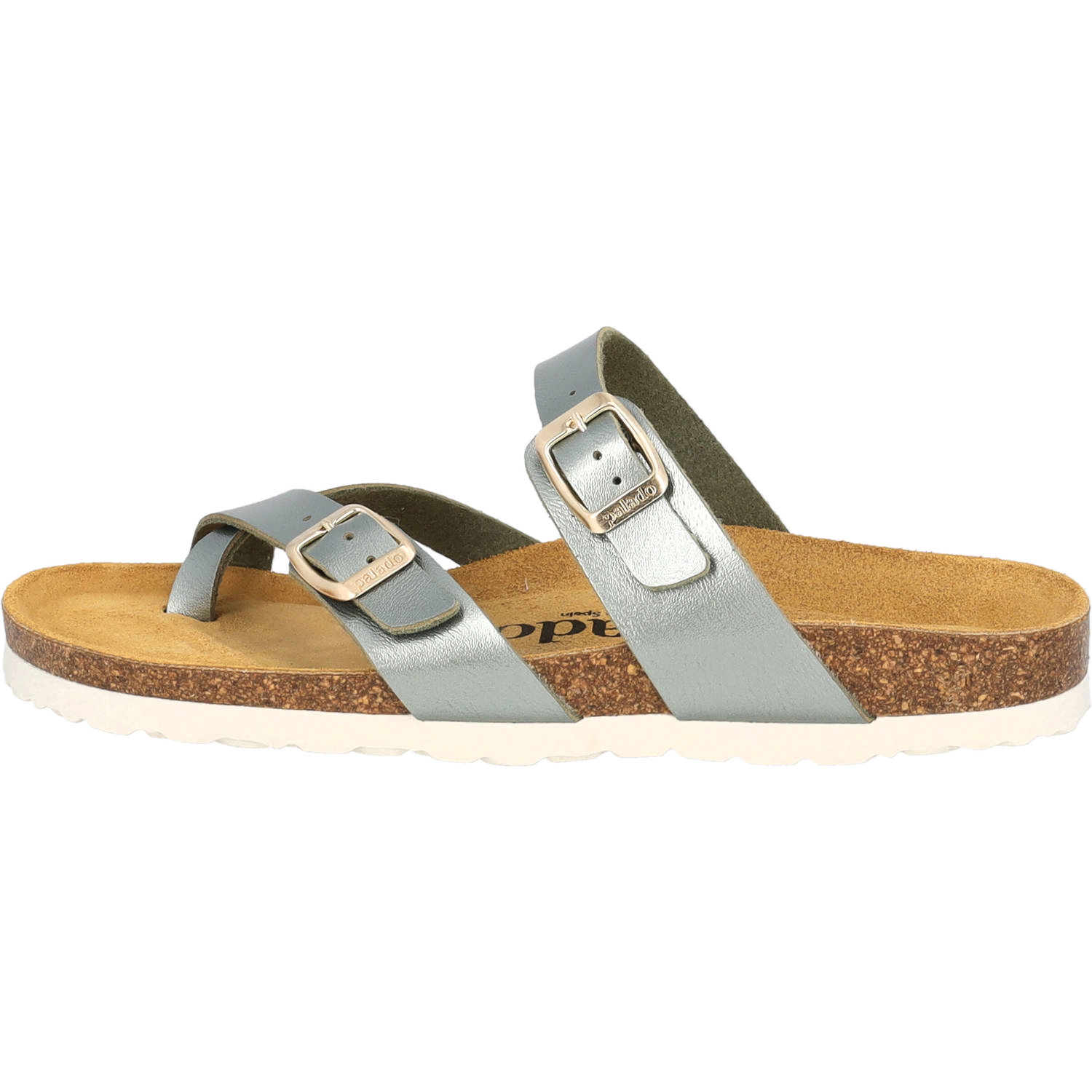 Palado Cres Metallic, Pantoletten, Damen, Olive