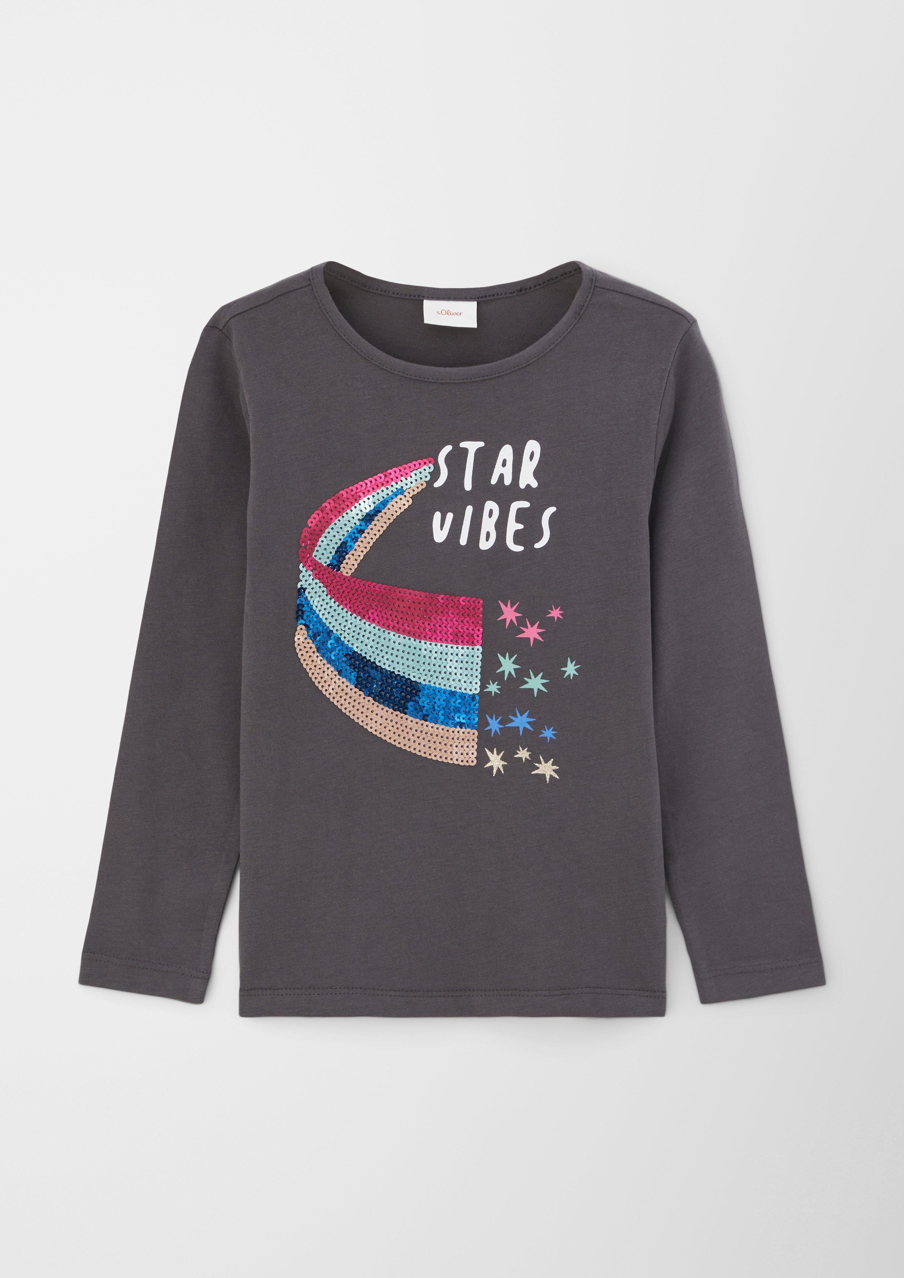 Longsleeve mit Pailletten-Detail  2122638-9670