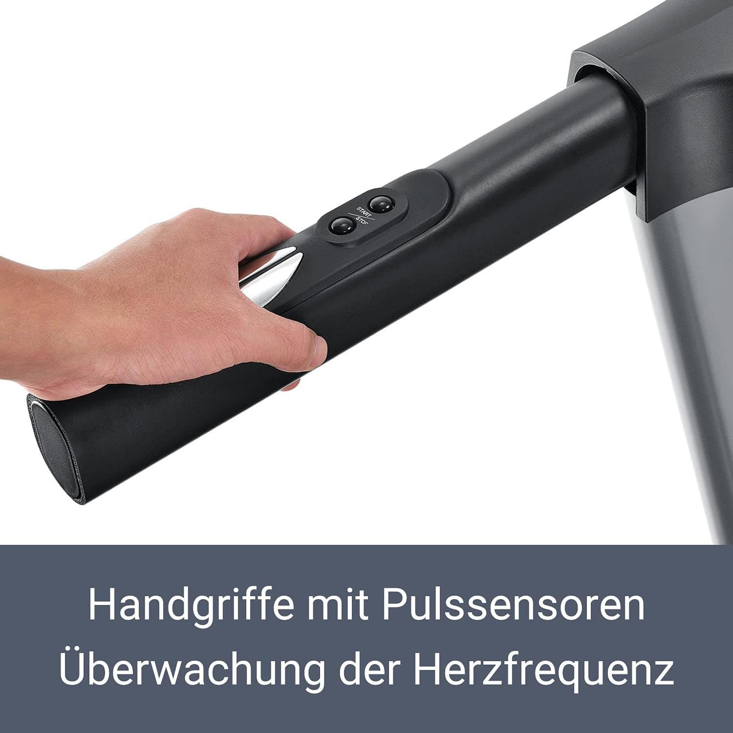 ArtSport Laufband (7 Zoll LCD Display, bis 150 kg, Lauffläche: 133 x 50 cm), Speedrunner 6000 klappbar - 22 km/h, 99 Programme, 22 Steigungsstufen
