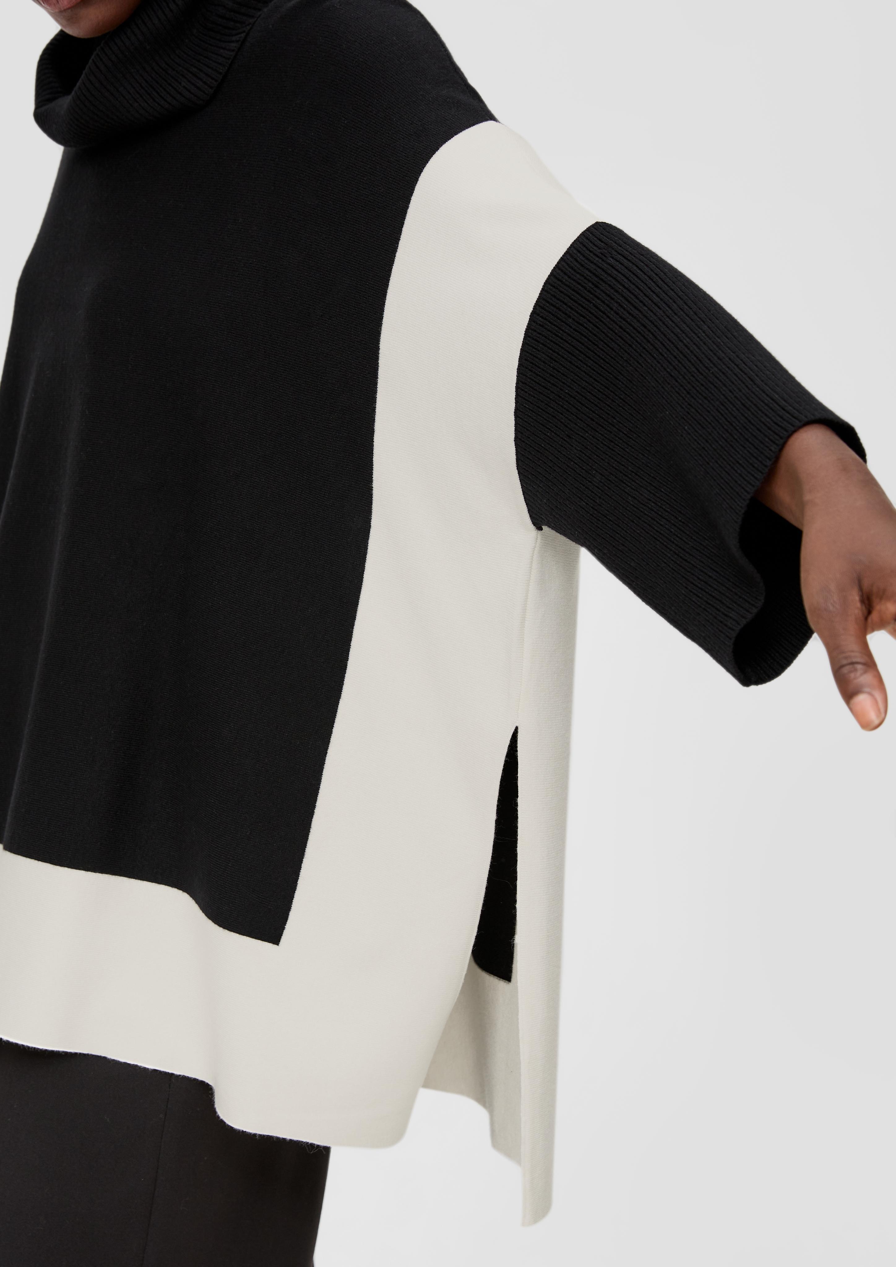 Poncho mit Viskose  2138285-99X6