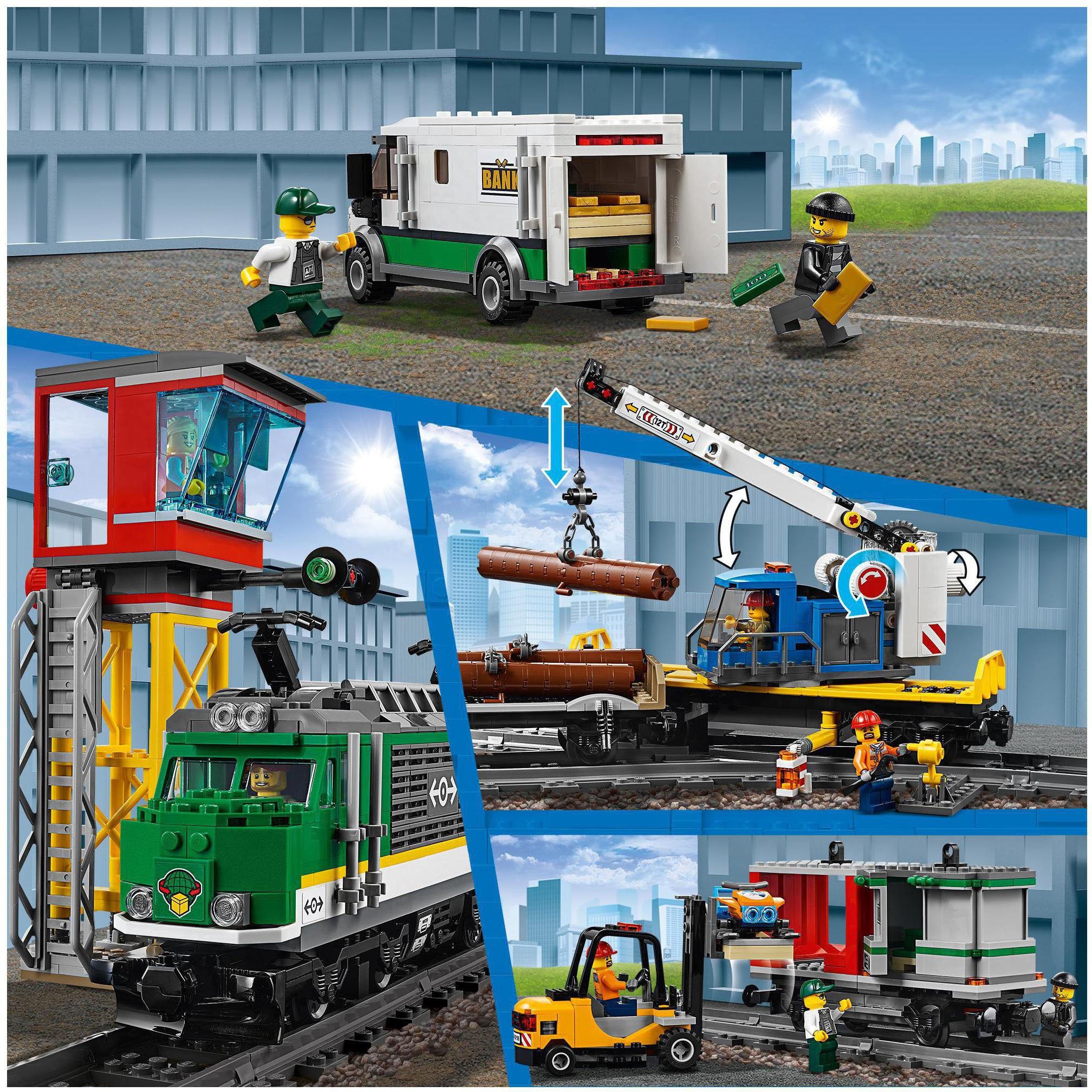 LEGO® Konstruktionsspielsteine Güterzug (60198), LEGO® City, (1226 St)