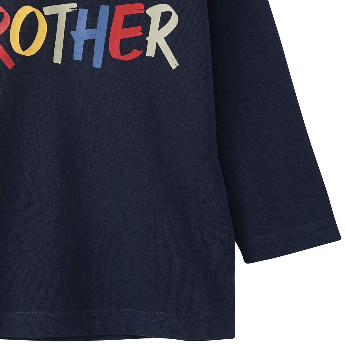 Jungen Langarmshirt mit Message-Print