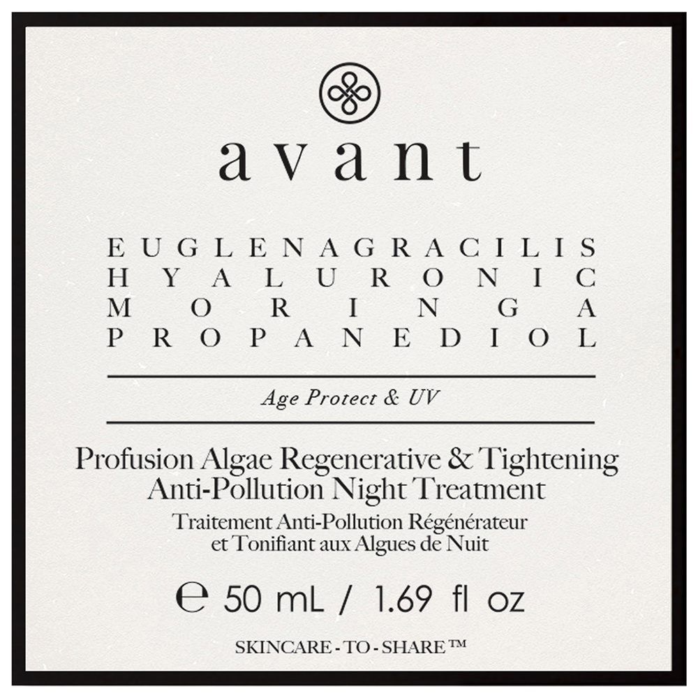 Avant Skincare Traitement Anti-Pollution Régénérateur aux Algues de Nuit Crème de nuit