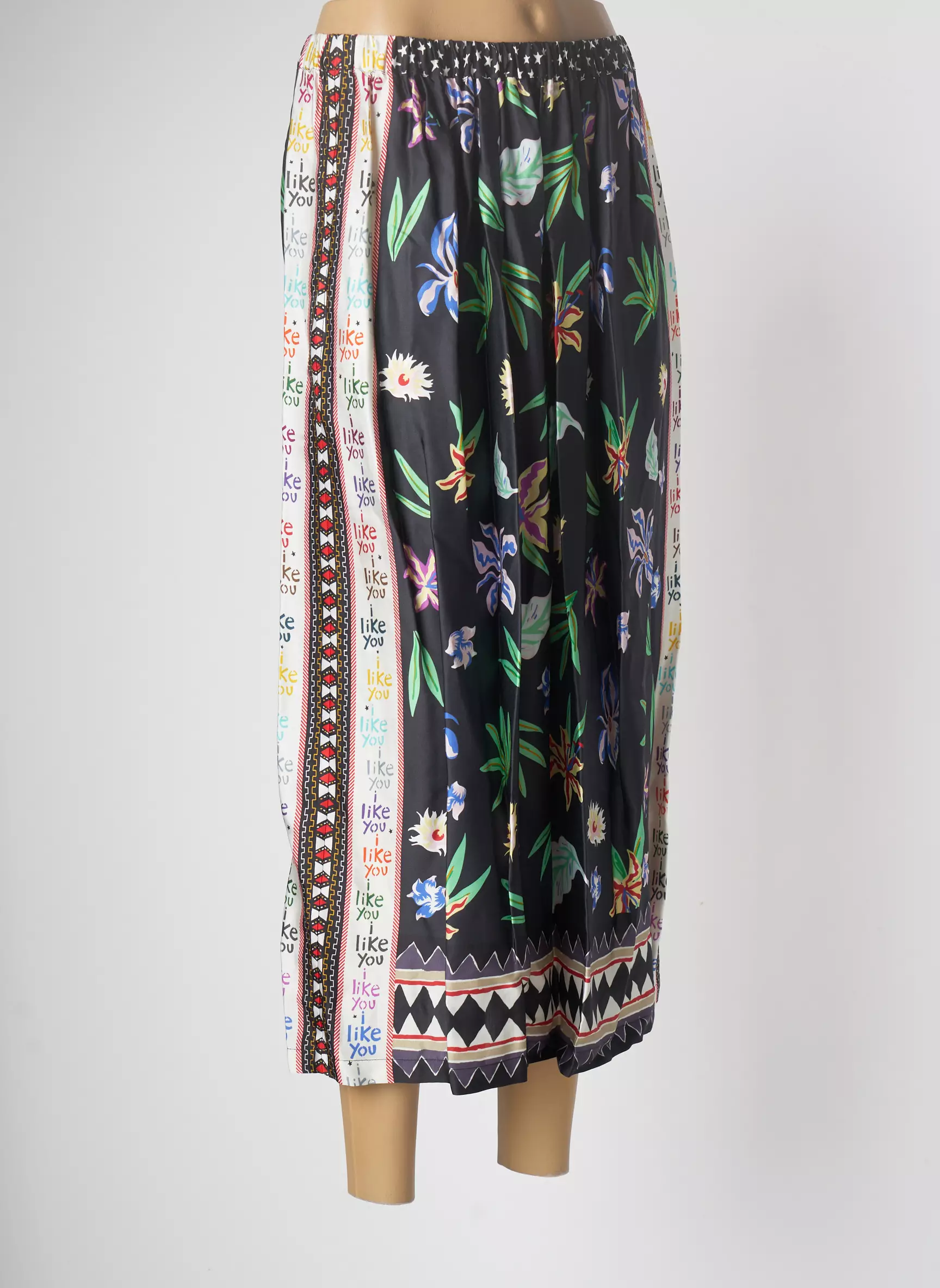 Me369 Jupes Longues Femme couleur noir