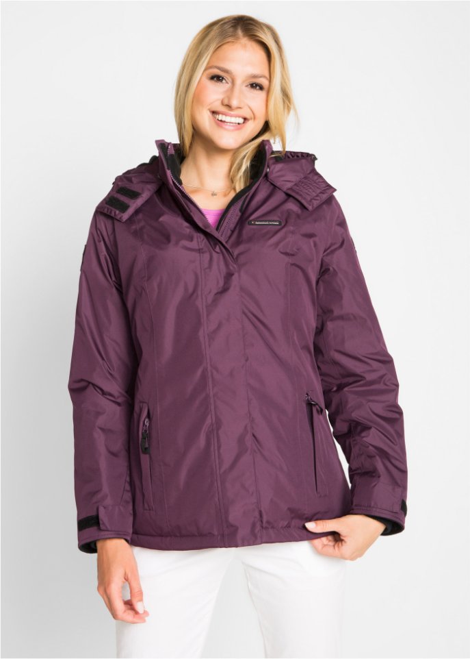 Jacke mit abnehmbarer Kapuze
