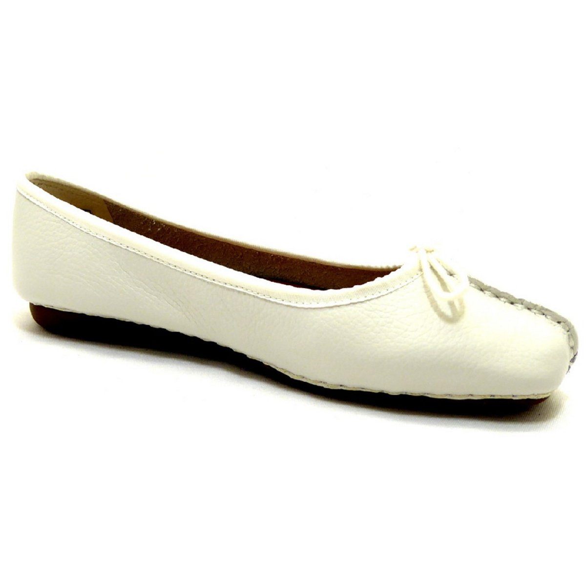 Clarks weiß Ballerina (1-tlg)