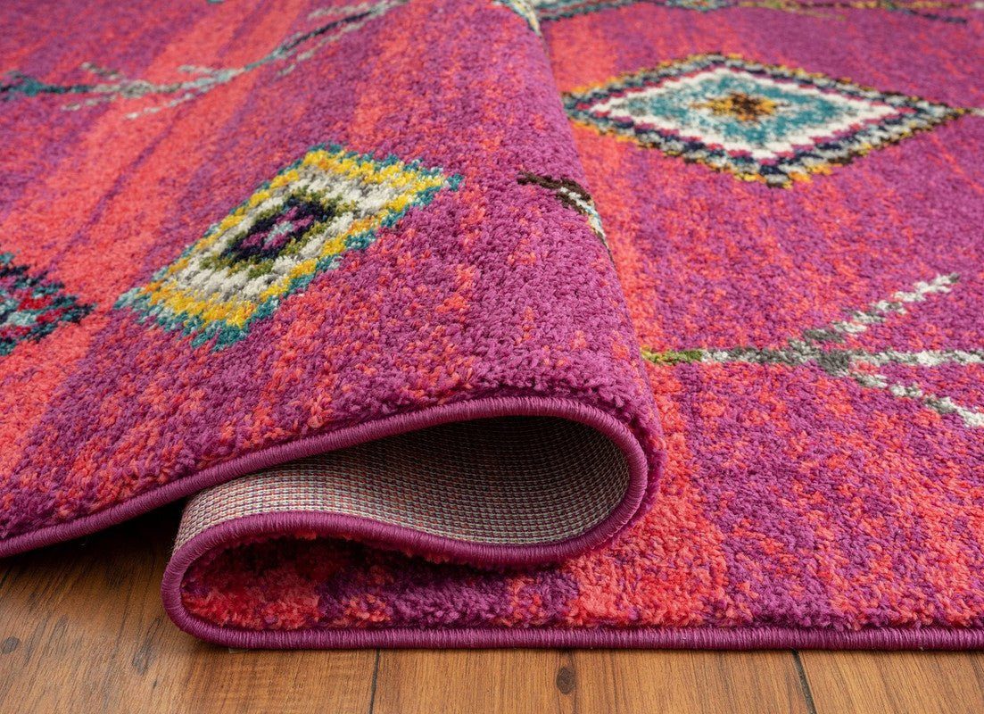 Hochflor-Teppich Marakesh-Teppich Rutschfest, TEPPIA, Höhe: 20 mm, Hochwertiger Teppich aus Polypropylen I Moderner Schlafzimmerteppich