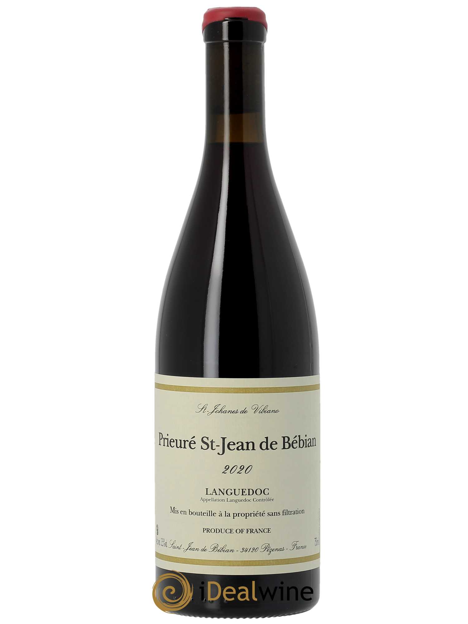 Coteaux du Languedoc Prieuré de St Jean de Bébian  2020 - Lot de 1 Bouteille