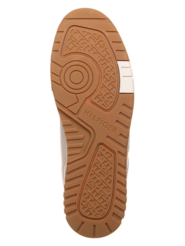 Tommy Hilfiger Shoes Leder-Sneakers in Weiß günstig kaufen 44