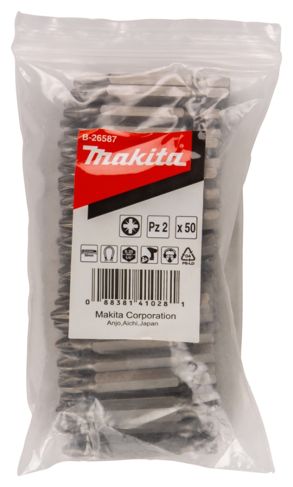 Makita pribor B-26587 Odvijač PZ2x50mm zglob 50 kom