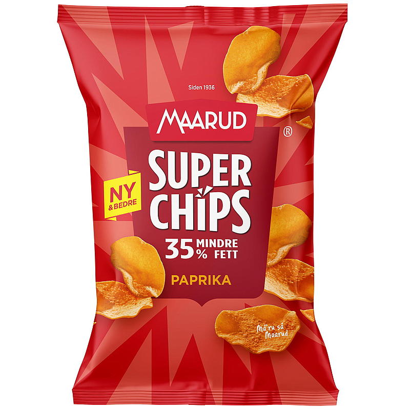 Maarud Superchips 130 g Paprika Maarud