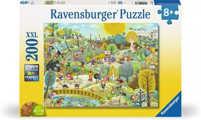 Kinderpuzzle ab 8 Jahren - Wir schützen unsere Erde! - 200 Teile