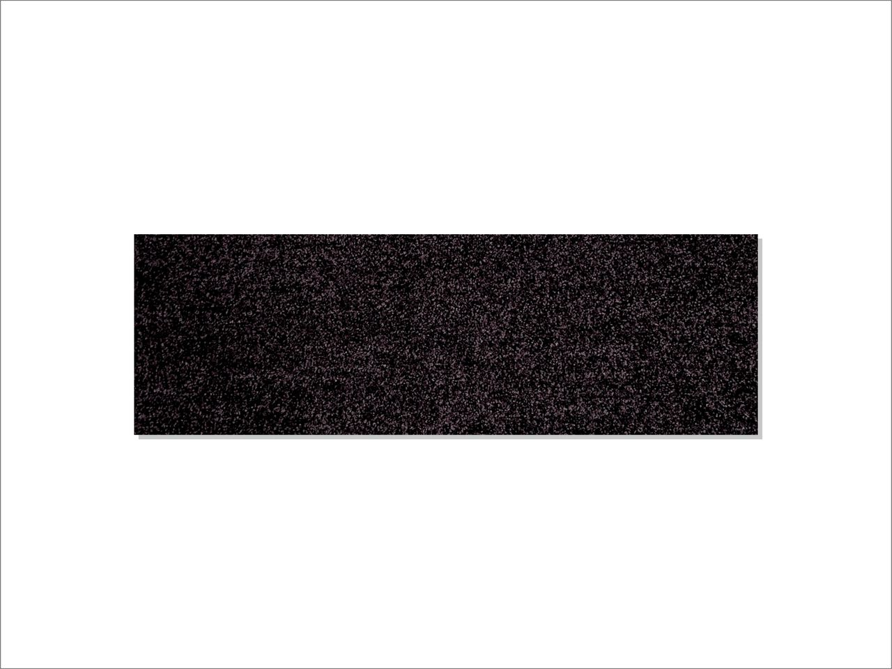 Keilbach Designprodukte Keilbach Schuhabstreifer, 87 x 28 cm, schwarz