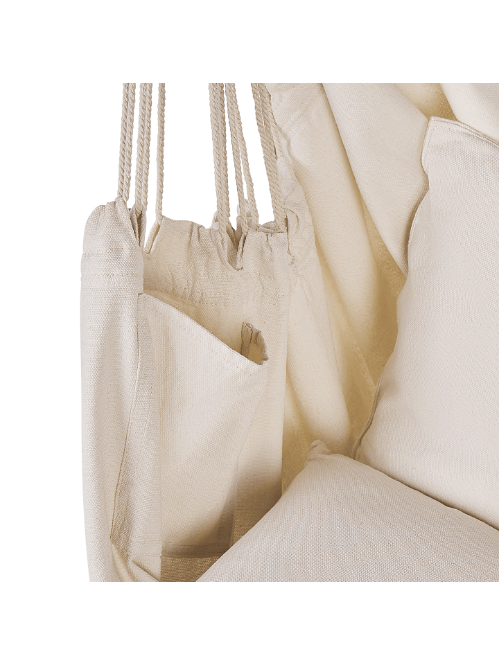 Beliani Hängesessel BONEA in Beige - (W) 95 x (H) 125 x (L) 55 cm günstig kaufen onesize