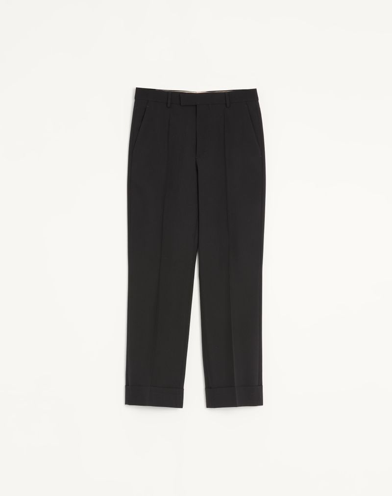 Valentino wollen broek met omslag