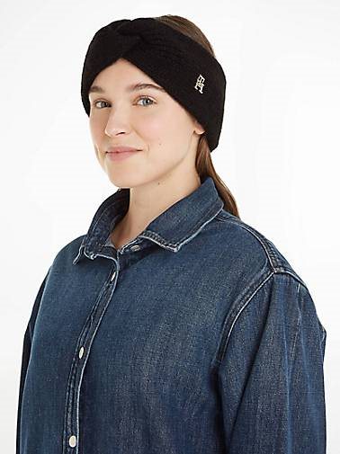 TOMMY HILFIGER Damen Stirnband mit Alpaka und Wolle TH TIMELESS HEADBAND